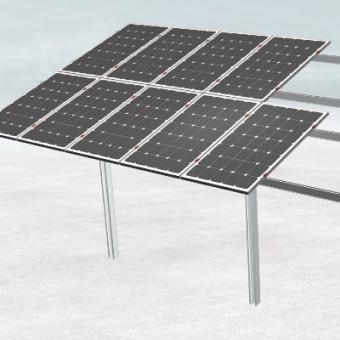sistema di montaggio solare a terra del palo