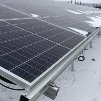 sistema di montaggio solare a terra in alluminio