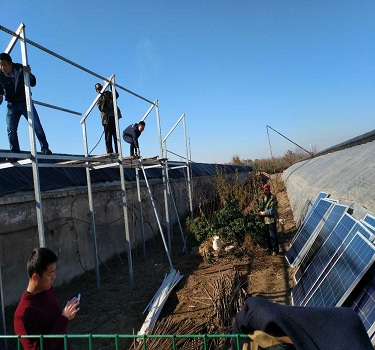 progetto dimostrativo di serra agricola fotovoltaica Shandong